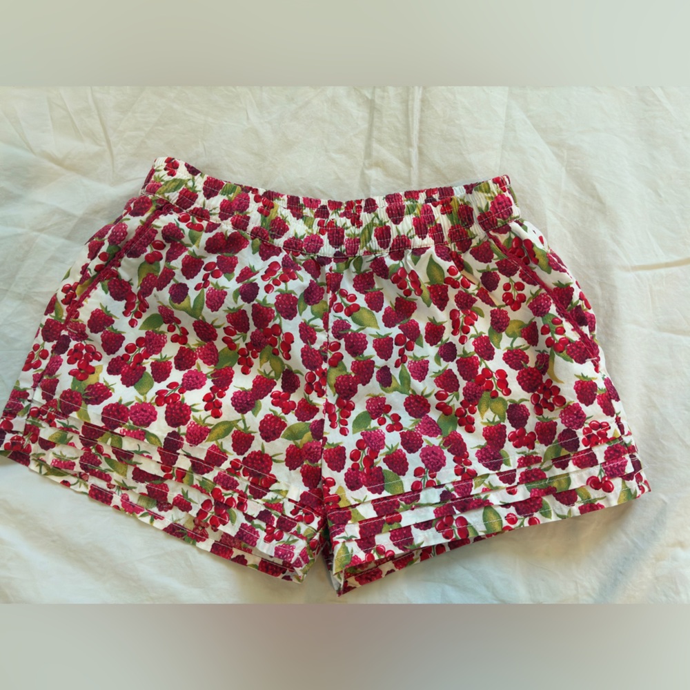 J. Crew Crew Cuts Berry Print Short 4T